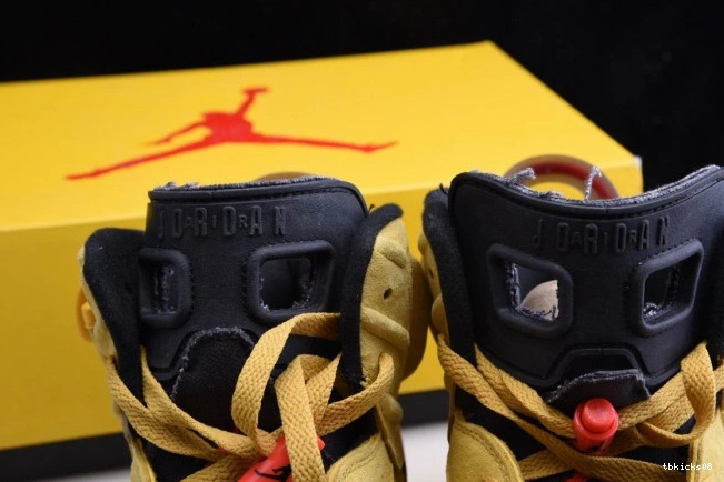 Rep TBkick 6 X SCOTT AIR YELLOW CN1084-300 JORDAN TRAVIS 0630